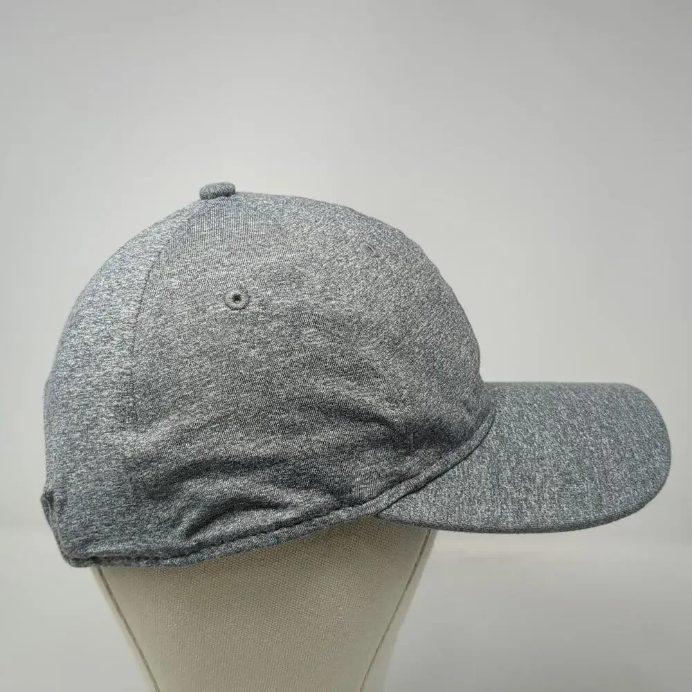 Baseball Cap Gray One Size Blank Jersey Sport Strapback Stretch Performance Hat